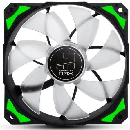 Nox Hummer H-Fan LED Verde 120mm